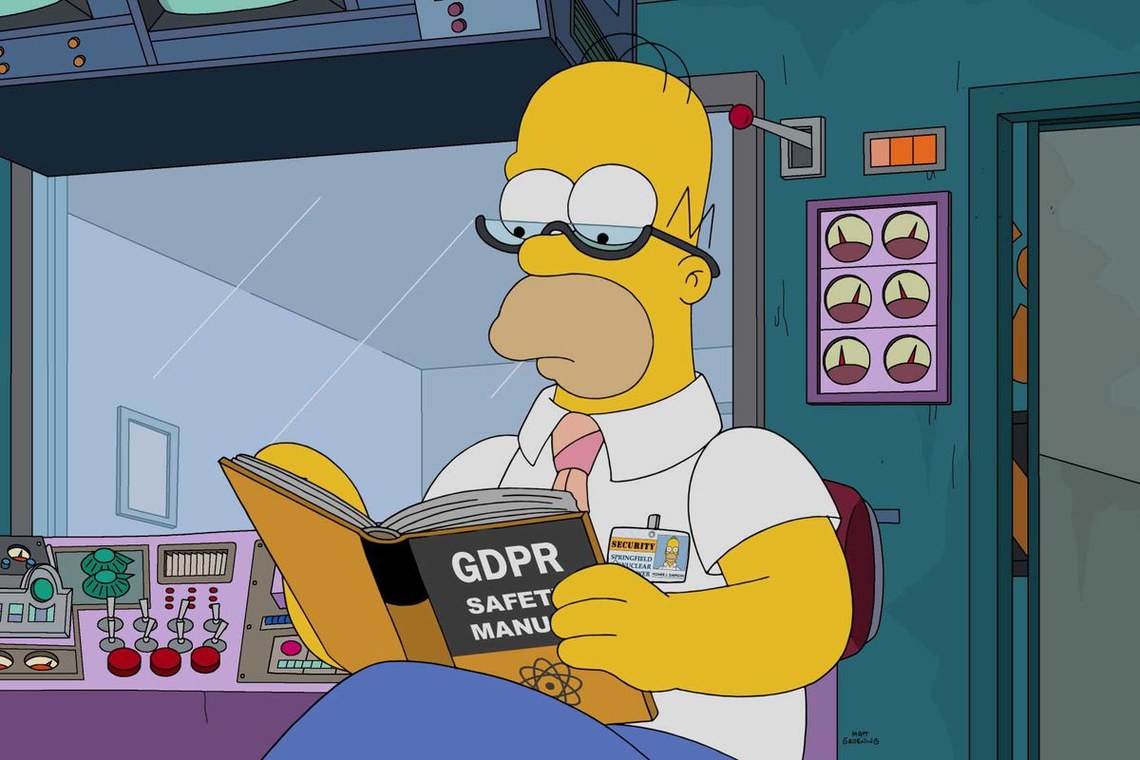 Homer contemplates GDPR