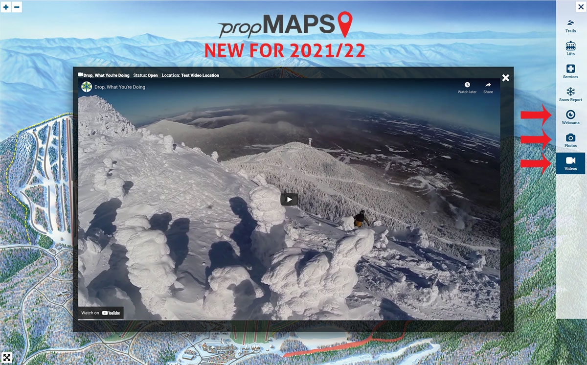propMAPS interactive map with video overlay